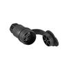 EATON Wiring Watertight 15A 125V Connector, Black view 3