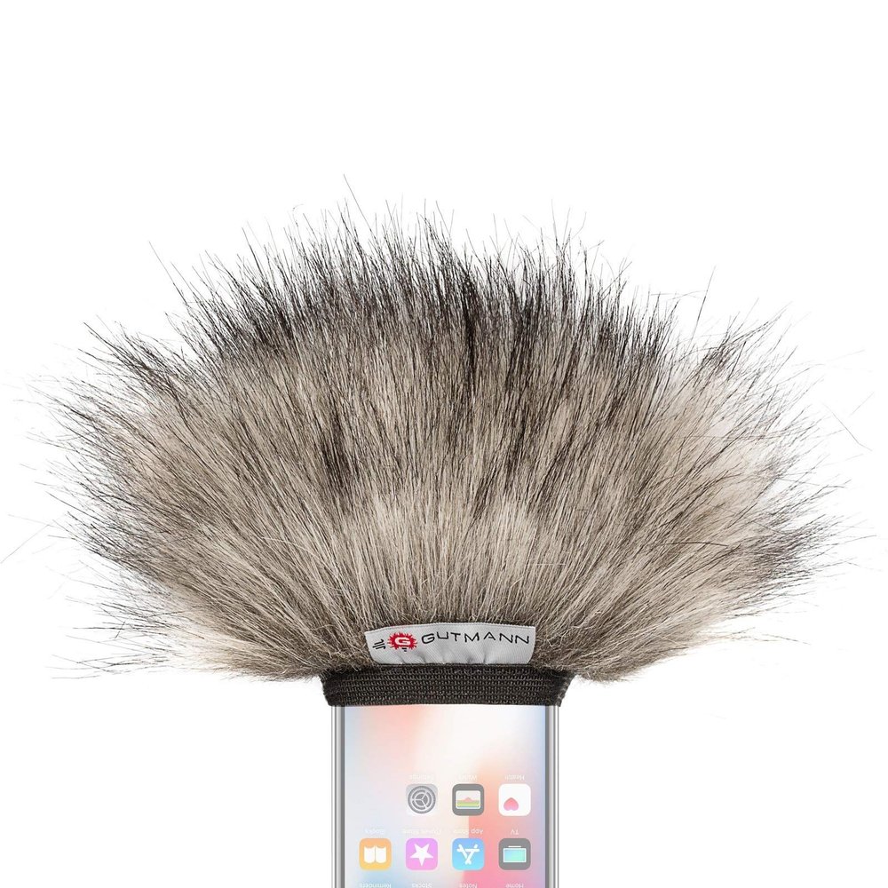 Gutmann Fur Microphone Windshield Windscreen for Apple iPhone 8 Special Model Lynx (Limited Edition)
