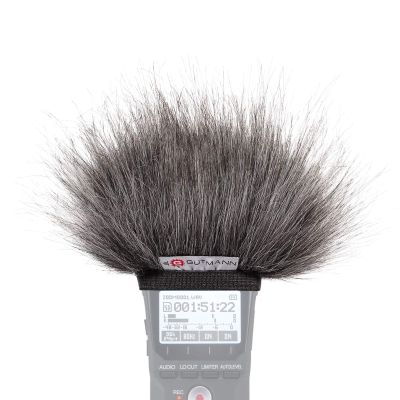 Gutmann Microphone Fur Windscreen Windshield for Olympus LS-12 GREY | Made in Germany