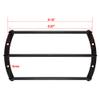 Bluecell 8 Inch Black Color Metal Car Bar Grille Audio Speaker Subwoofer Grill Grille Cover Protector (8" 3 bars) view 2