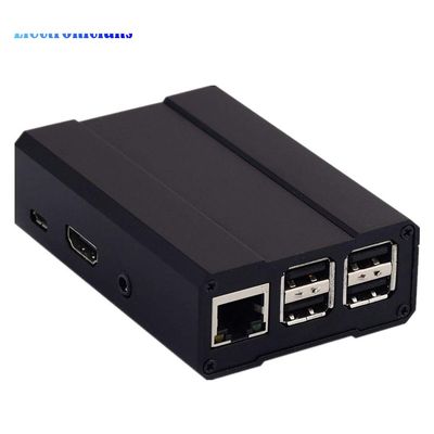 Black Premium Aluminum Alloy Metal Case Shell Raspberry Pi 3 Model GPIO Necessary Port Enclosure Box for Pi 2 B Model B+