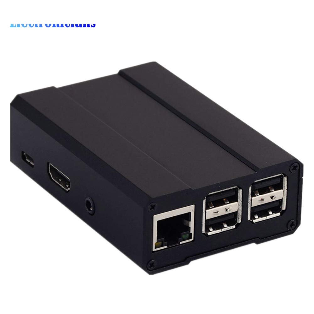 Black Premium Aluminum Alloy Metal Case Shell Raspberry Pi 3 Model GPIO Necessary Port Enclosure Box for Pi 2 B Model B+