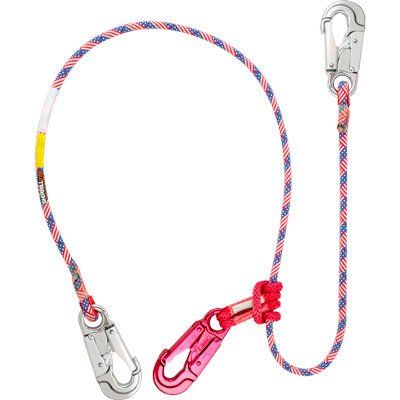 SHERRILLtree 12' x 7/16" Star Spangled Lanyard w/tenex prusik