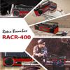 Riptunes Cassette Boombox, Retro Blueooth Boombox, Cassette Player and Recorder, AM/FM/SW-1-SW2 Radio-4-Band Radio, USB, and SD, RED view 4