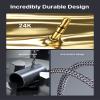 JSAUX 10ft/3M Aux to RCA Headphone Male to Male Jack Adapter Nylon Braided 1/8 to RCA Audio Y Cord for Smartphones, MP3, Tablets, Speakers, HDTV - Grey view 3