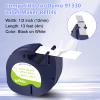 1 Pack Equivalent Letra Tag White Paper Refills 91330 S0721510 1/2" W x 13' L White Paper Tapes Compatible with Dymo Letra Tag Plus LT100H LT100T QX50 Printer view 2