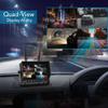 Pyle Wireless Backup Rearview Dash Camera - Waterproof Car Parking Rear View Reverse Safety Vehicle Monitor System W/Quad View 7 Video LCD, DVR Recording, Night Vision - Remote Control - PLCMTR83QIR view 3