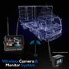Pyle Wireless Backup Rearview Dash Camera - Waterproof Car Parking Rear View Reverse Safety Vehicle Monitor System W/Quad View 7 Video LCD, DVR Recording, Night Vision - Remote Control - PLCMTR83QIR view 4