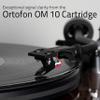 Fluance RT82 Reference High Fidelity Vinyl Turntable Record Player with Ortofon OM10 Cartridge, Speed Control Motor, High Mass MDF Wood Plinth, Vibration Isolation Feet - Walnut view 2
