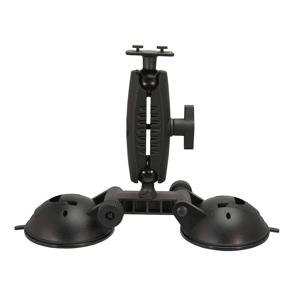ARKON Mounts Robust Double Windshield Suction Mount Dual-T Compatible