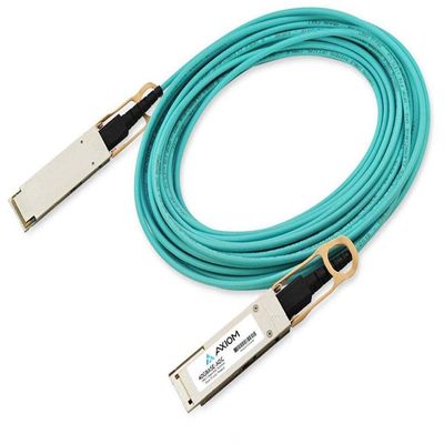 Axiom Memory - PAN-QSFP-AOC-100M-AX - 40Gbase-AOC Direct Attach Cable - Qsfp+ to Qsfp+ - 100 M - Fiber Optic - Active