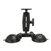 ARKON Mounts Robust Double Windshield Suction Mount  AMPS Compatible view 1