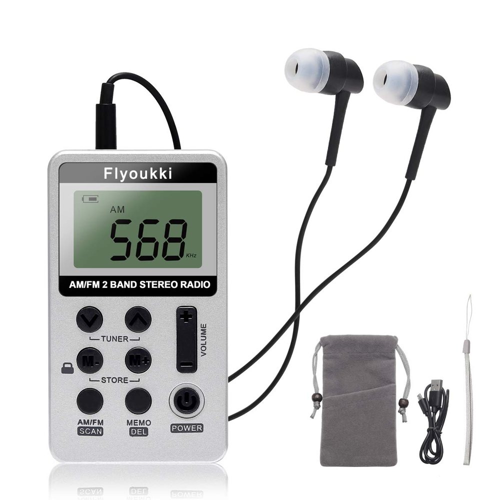 Pocket RadioSmall Personal Mini AM FM Portable Radios with Best Reception
