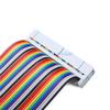 Newest 20cm 40 PIN 40PIN Way GPIO Rainbow Ribbon Cable for Raspberry Pi Model B Model B+ view 3