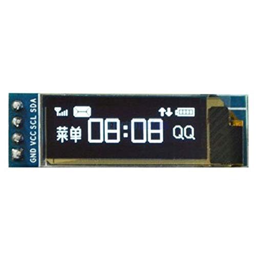 091 inch 128x32 128 32 I2C IIC Interface Serial White OLED LCD Display Module 091" 12832 SSD1306 LCD Screen for Arduino DIY