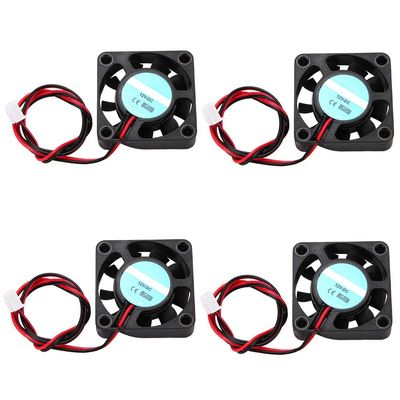 4 Pcs 3D Printer Fan, Assembly Part for HIgh-Speed Cooling Fan 12V 7000RPM 6.7CFM