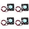 4 Pcs 3D Printer Fan, Assembly Part for HIgh-Speed Cooling Fan 12V 7000RPM 6.7CFM view 1