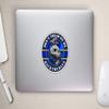 Back The Blue Don't Thread On Me Gadsden Flag Sticker Decal view 2