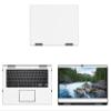 Decalrus - Protective Decal for Dell Inspiron ChromeBook C7486 (14" Screen) Laptop White Carbon Fiber Skin case Cover wrap CFdellInspiChrmbk14_C7486White view 1