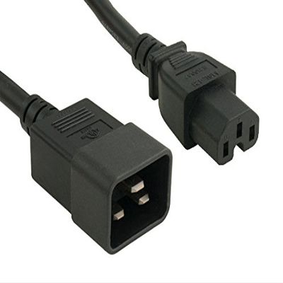 Cable Leader 8ft 14 AWG 15A 250V Power Cord (IEC 320 C20 to IEC 320 C15)