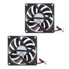 2 Pcs 12V 6000RPM High-Speed 3D Printer Cooling Fan 21.46 CFM Quiet 3D Printer Assembly Part, Compatible with Ender 3/Pro/V2, , , and Most 4010/4020 Mounts view 1