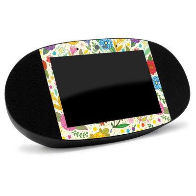 MightySkins Skin Compatible with JBL Link View - Flower Garden | Protective, Durable, and Unique Vinyl Decal wrap Cover | Easy to Apply, Remove, and Change Styles | Made in The USA