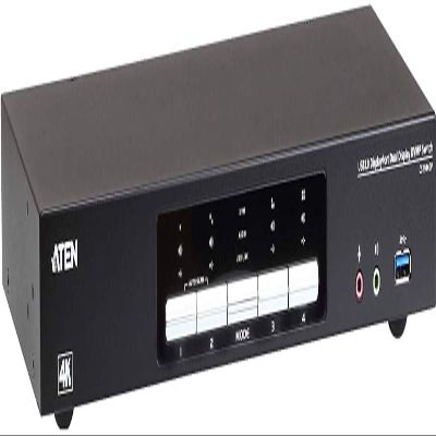 ATEN CS1944DP 4-Port USB 3.0 4K DisplayPort Dual Display KVMP Switch-TAA Compliant