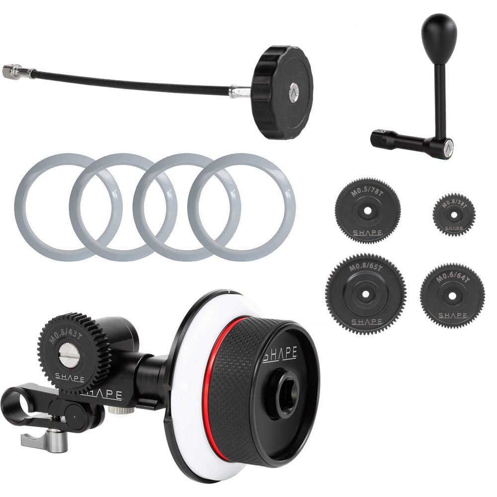 SHAPE FA123 Single Rod Follow Focus with 15mm LWS Kit