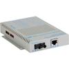 Omnitron - 9501N-1-11 - OmniConverter 10/100/1000 60W Hi-PoE Gigabit Ethernet Fiber Media Converter Switch RJ45 ST view 1