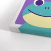 Smile Art Design Cute Animal Motivational Quote Wall Decor 4 PANEL CANVAS PRINT SET Kids Room Decor Wall Art Baby Room Decor Nursery Decor Ready to Hang Made in the USA-(40x30) x4 view 3