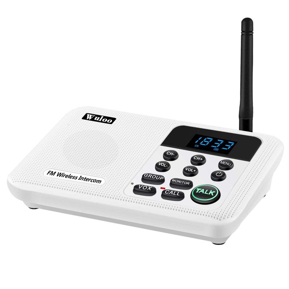 Expandable for Wuloo Intercoms Wireless for Home WL888, 1 Mile Range 22 Channel 100 Digital Code (Only 1 Unit for Expandable The Original intercom System, CAN NOT Work Without Other Units)