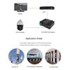 Hardened Industrial Gigabit PoE++ Injector 12-48VDC Input with DIN-Rail and Wall Mount Connecting The IEEE 802.3 bt PoE Device (95W) view 2
