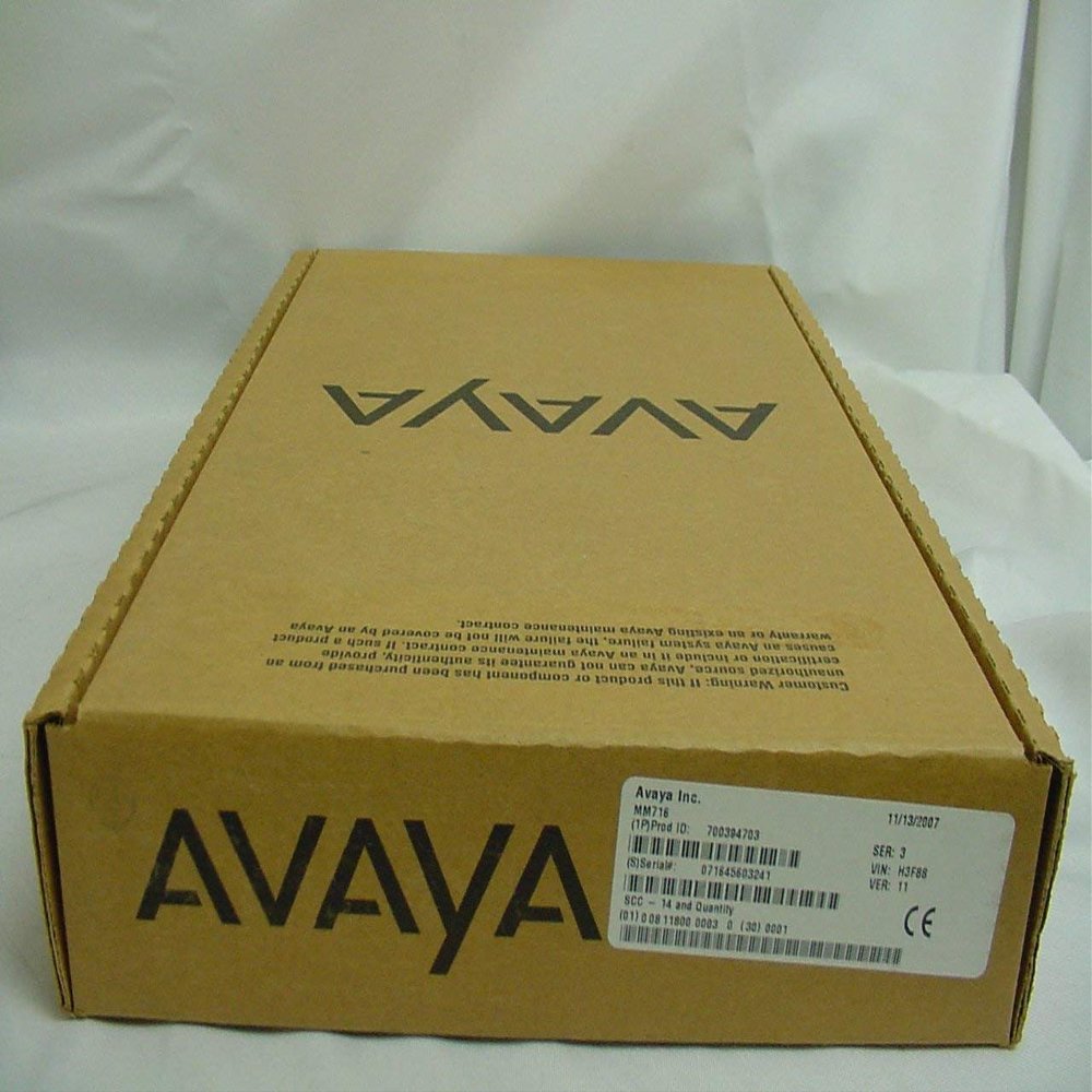 Avaya Network Adapter (Analog, 24 Ports, 24 Mbps, Renewed)
