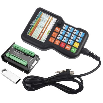 3 Types CNC Numerical Control System NCH02 NC Card Axis Controller Board Motion Controller System with USB for Small and Medium Sized Automation Equipment and Instruments (4 Axis)