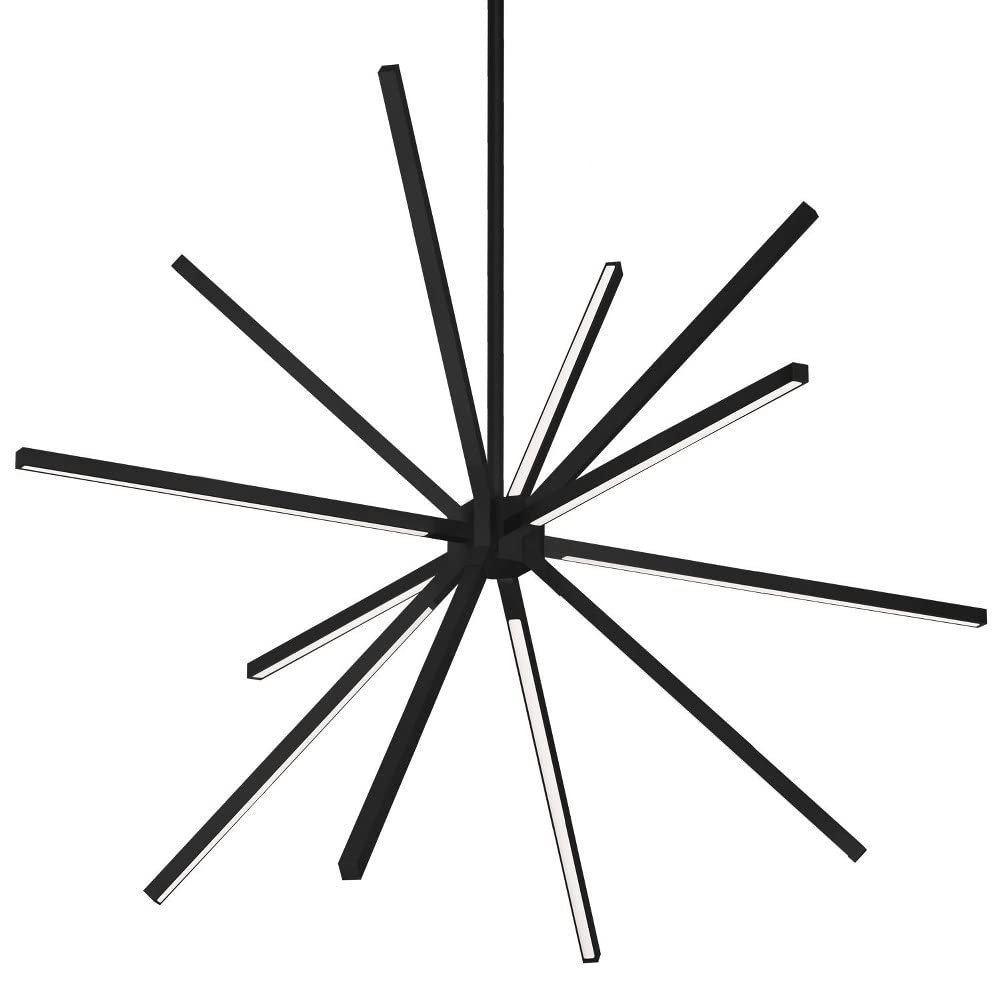 Kuzco Lighting Sirius Minor - 65W LED Chandelier-23.38 Inches Tall and 32.25 Inches Wide-Black Finish