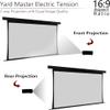 Elite Screens Yard Master Tension Projector Screen, 100-inch 16:9, Outdoor Electric Motorized Automatic Front Rear Dual Projection Movie Screen, OMS100HT-ELECTRODUAL | US Based Company 2-YEAR WARRANTY view 3