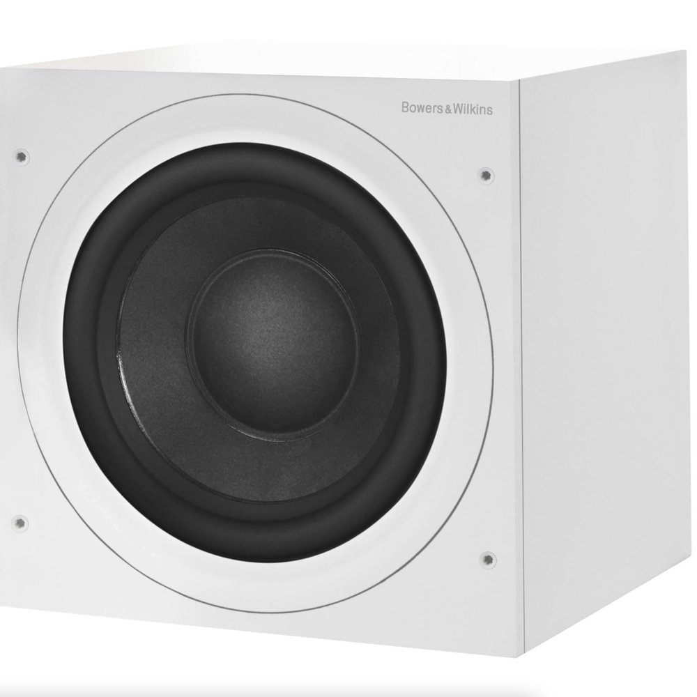 Bowers & Wilkins ASW608 Compact Powered Subwoofer - White, Model:FP40835