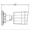 GEOVISION GV-TBL4703-0F 4MP IR WDR PoE Network Outdoor Bullet Camera with 4mm Fixed Lens, RJ45 Connection view 2