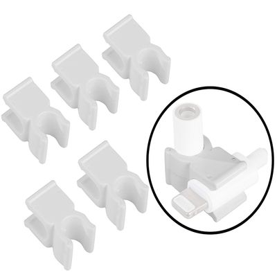 Movo Mounting Clips Compatible with The iPhone Dongle - Secures Dongle for Mic Mounting (5 Pack)