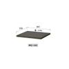 Hayami Kogyo G-3611 Audio Board, 1 Piece, Black Wood Grain view 2