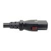 TRIPP LITE Computer Power Cord Extension (C14 to C13 Power Cord), Heavy Duty, Locking C13 Connector, 15A, 100-250V, 14AWG, 10 ft. (P005-L10) view 3