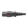 Tripp Lite Computer Power Cord Extension (C14 to C13 Power Cord), Locking C13 Connector, 10A, 100-250V, 18AWG, 4 ft. (P004-L04) view 4