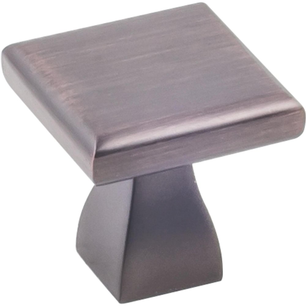 KasaWare K313BORB-10 Flared Foot Square Knob, Oil Rubbed Bronze - 10 Pack