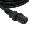 3Ft Power Extension Cord C13 to C14 Black/SVT 18/3-2 Pack view 2