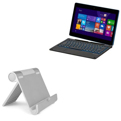 BoxWave Stand and Mount Compatible with E Fun Nextbook Flexx 11 - VersaView Aluminum Stand, Portable, Multi Angle Viewing Sturdy
