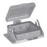 1-1102009-2, Connector Accessories Housing Die Cast Aluminum Silver Gray Finish Loose Piece
