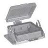 1-1102009-2, Connector Accessories Housing Die Cast Aluminum Silver Gray Finish Loose Piece view 1