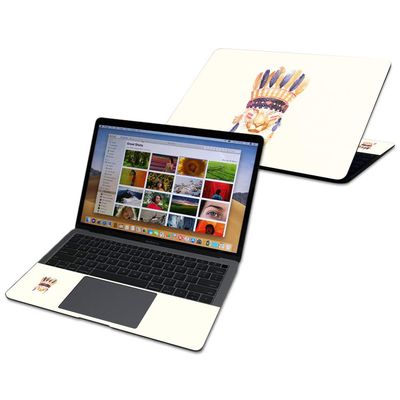 MightySkins Skin Compatible with Apple MacBook Air 13" (2020-2018) - Cat Chief | Protective and Unique Vinyl Decal wrap Cover | Easy to Apply, Remove, and Change Styles | Made in The USA