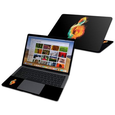 MightySkins Skin Compatible with Apple MacBook Air 13" (2020-2018) - Music Reborn | Protective and Unique Vinyl Decal wrap Cover | Easy to Apply, Remove, and Change Styles | Made in The USA