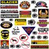 Hard hat Stickers, Glazier 34 Sticker Pack view 1